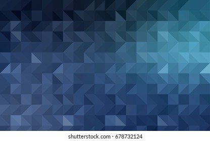Light Blue, Yellow vector abstract mosaic pattern. Creative illustration in halftone style with gradient. The template can be used as a background for cell phones.
