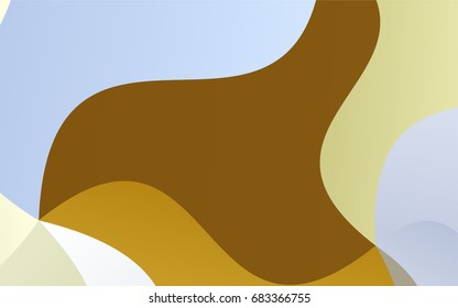 Light Blue, Yellow vector abstract cambered template. A completely new color illustration in a vague style. The completely new template can be used for your brand book.