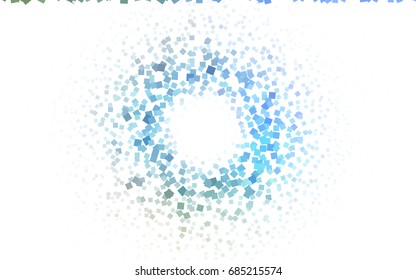 Light Blue, Yellow vector abstract textured polygonal background. Blurry rectangular design. The pattern with repeating rectangles can be used for background.