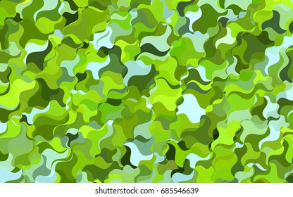 Light Blue, Yellow vector abstract cambered pattern. An elegant bright illustration with gradient. The polygonal design can be used for your web site.