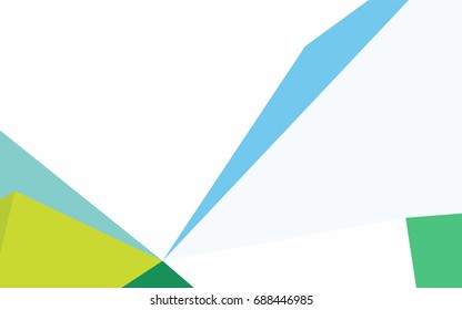 Light Blue, Yellow vector abstract colorful background, which consist of triangles. Pattern with colored triangles on white background.