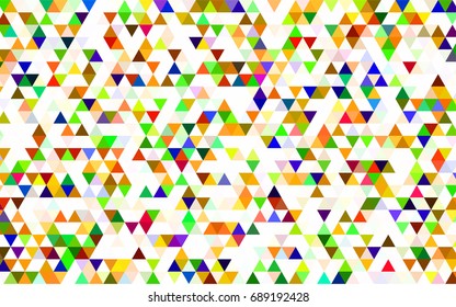 Light Blue, Yellow vector abstract mosaic background. Geometric illustration in Origami style with gradient.  A completely new design for your business.