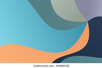 Light Blue, Yellow vector abstract cambered pattern. Creative geometric illustration in Origami style with gradient. Brand-new design for your business.