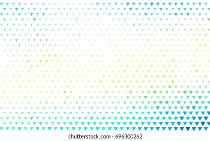 Light Blue, Yellow vector abstract colorful background, which consist of triangles. Pattern with colored triangles on white background. Light Blue, Yellow vector abstract colorful background, which consist of triangles. Pattern with colored triangles on white background.