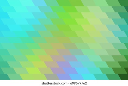 Light Blue, Yellow vector abstract textured polygonal background. Blurry rectangular design. The pattern with repeating rectangles can be used for background.