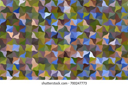 Light Blue, Yellow vector abstract cambered template. Shining illustration, which consist of blurred lines. The completely new template can be used for your brand book.