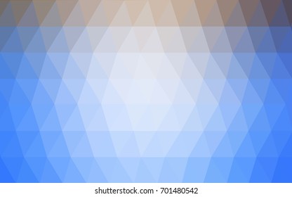 Light Blue, Yellow vector abstract textured polygonal background. Blurry triangle design. Pattern can be used for background.