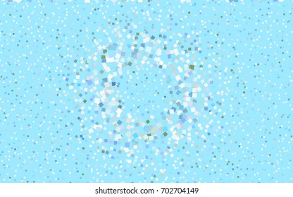 Light Blue, Yellow vector abstract textured polygonal background. Blurry rectangular design. The pattern with repeating rectangles can be used for background.