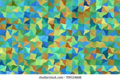 Light Blue, Yellow vector abstract blurred background. Geometric illustration in Origami style with gradient.  The pattern of blurred lines for your business design.