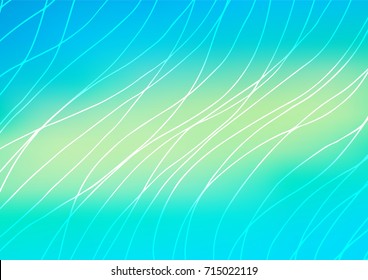 Light Blue, Yellow vector abstract doodle background. Geometric doodle illustration in Origami style with gradient. Hand painted design for web, leaflet, textile.