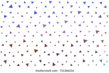 Light Blue, Yellow vector abstract colorful background, which consist of triangles. Pattern with colored triangles on white background.