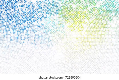 Light Blue, Yellow vector abstract textured polygonal background. Blurry rectangular design. The pattern with repeating rectangles can be used for background.