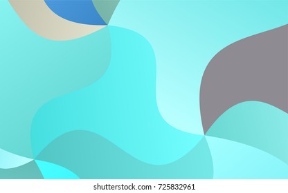 Light Blue, Yellow vector abstract blurred background. A sample with blurred shapes. Brand-new design for your business.