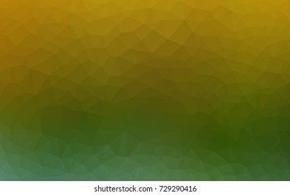 Light Blue, Yellow vector abstract textured polygonal background. Blurry triangle design. Pattern can be used for background.