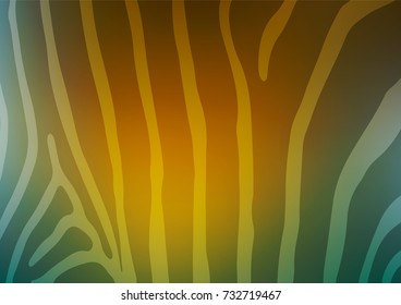 Light Blue, Yellow vector abstract doodle background. An elegant bright illustration with lines in Natural style. The pattern can be used for wallpapers and coloring books.
