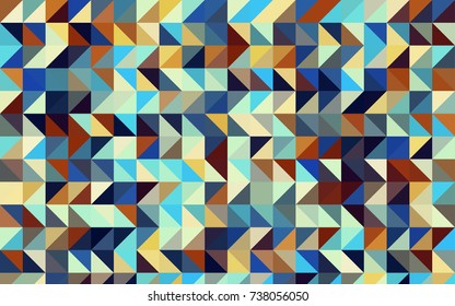 Light Blue, Yellow vector abstract polygonal template. Creative illustration in halftone style with gradient. The template can be used as a background for cell phones.