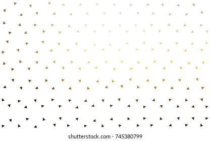 Light Blue, Yellow vector abstract colorful background, which consist of triangles. Pattern with colored triangles on white background.