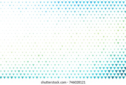 Light Blue, Yellow vector abstract colorful background, which consist of triangles. Pattern with colored triangles on white background.