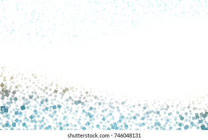 Light Blue, Yellow vector abstract textured polygonal background. Blurry rectangular design. The pattern with repeating rectangles can be used for background.