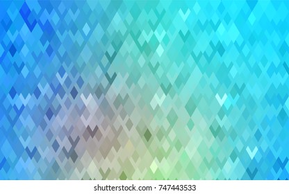 Light Blue, Yellow vector abstract textured polygonal background. Blurry rectangular design. The pattern with repeating rectangles can be used for background.