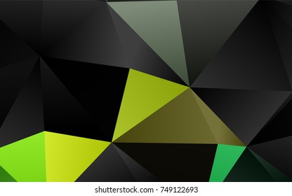 Light Blue, Yellow vector abstract polygonal pattern. Colorful abstract illustration with gradient. The textured pattern can be used for background.