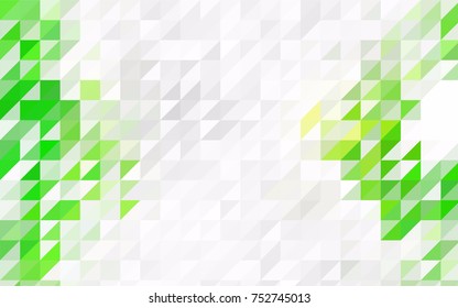 Light Blue, Yellow vector abstract colorful background, which consist of triangles. Pattern with colored triangles on white background.