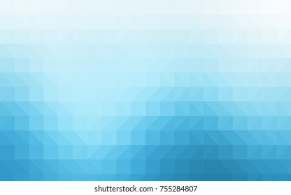 Light Blue, Yellow vector abstract mosaic background. Shining colored illustration in a brand-new style. Brand-new style for your business design.