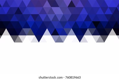 Light Blue, Yellow vector abstract polygonal template. Modern geometrical abstract illustration with gradient. Brand-new design for your business.