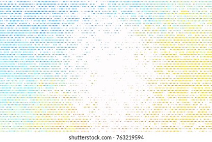Light Blue, Yellow vector abstract pattern with circles. Geometry template for your business design. Background with colored spheres.