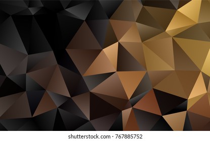 Light Blue, Yellow vector abstract polygonal background. Shining colored illustration in a brand-new style. A completely new design for your business.