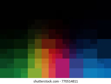 Light Blue, Yellow vector abstract textured polygonal background. Blurry rectangle design. Pattern can be used for background.