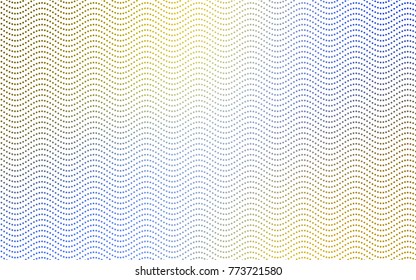 Light Blue, Yellow vector abstract pattern with circles. Geometry template for your business design. Background with colored spheres.