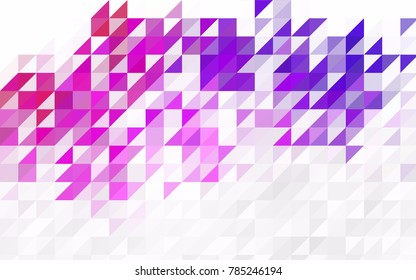 Light Blue, Yellow vector abstract colorful background, which consist of triangles. Pattern with colored triangles on white background.