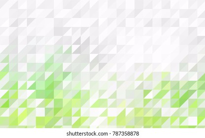 Light Blue, Yellow vector abstract colorful background, which consist of triangles. Pattern with colored triangles on white background.