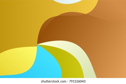 Light Blue, Yellow vector abstract blurred pattern. Colorful abstract illustration with gradient crooked lines. The best blurred design for your business.