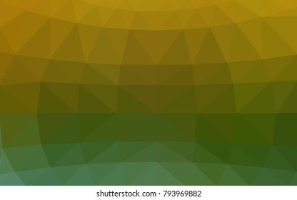 Light Blue, Yellow vector abstract textured polygonal background. Blurry triangle design. Pattern can be used for background.