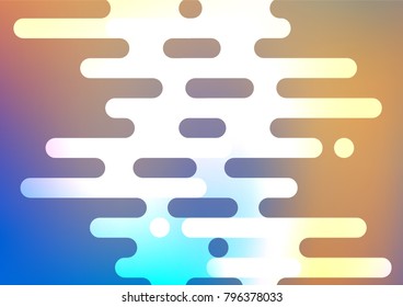 Light Blue, Yellow vector abstract doodle template. Sketchy hand drawn doodles on blurred background. Brand-new design for your business.