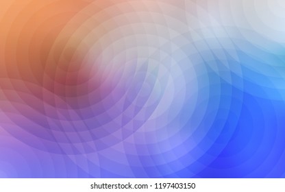 Light Blue, Yellow vector backdrop with dots. Glitter abstract illustration with blurred drops of rain. Beautiful design for your business advert.