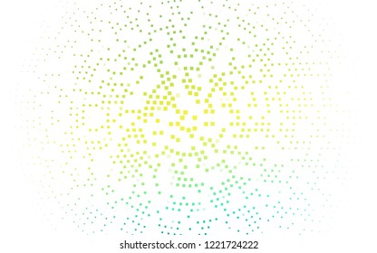 Light Blue, Yellow vector backdrop with rectangles, squares. Beautiful illustration with rectangles and squares. Pattern can be used for websites.