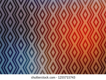 Light Blue, Yellow vector backdrop with lines, cubes. Colorful illustration with lines, cubes on abstract template. Pattern for business booklets, leaflets.