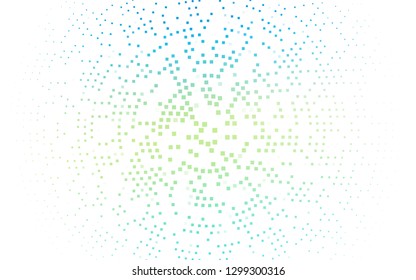 Light Blue, Yellow vector backdrop with rectangles, squares. Abstract gradient illustration with rectangles. Pattern for commercials.