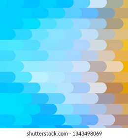 Light Blue, Yellow vector backdrop with lines. Modern abstract illustration with colorful lines. Pattern for ads, commercials.