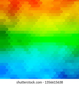 Light Blue, Yellow vector backdrop with lines. Gradient illustration with straight lines in abstract style. Template for your UI design.