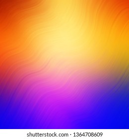 Light Blue, Yellow vector backdrop with bent lines. Brand new colorful illustration with bent lines. Smart design for your promotions.