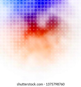 Light Blue, Yellow vector backdrop with circles. Abstract decorative design in gradient style with bubbles. Design for posters, banners.