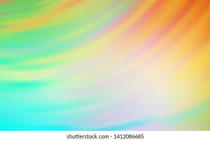 Light Blue, Yellow vector backdrop with wry lines. Brand new colorful illustration in simple style. Abstract style for your business design.