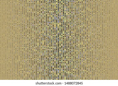 Light Blue, Yellow vector backdrop with dots. Abstract illustration with colored bubbles in nature style. Pattern for ads, leaflets.