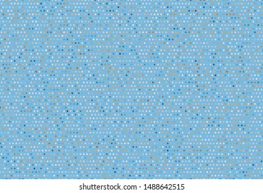 Light Blue, Yellow vector backdrop with dots. Blurred decorative design in abstract style with bubbles. Pattern for beautiful websites.