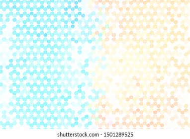 Light Blue, Yellow vector backdrop with wry lines. Colorful geometric sample with gradient lines.  Template for cell phone screens.