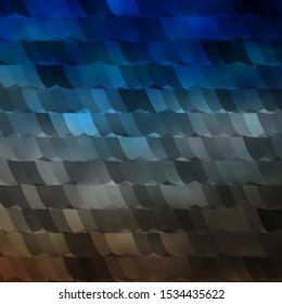 Light Blue, Yellow vector backdrop with hexagons. Design in abstract style with hexagons. Pattern for ads, leaflets.